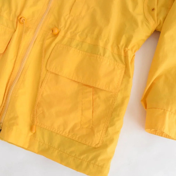 Vintage R&R Yellow  Full Zip Utility/Rain Coat Jacket Size Medium - Picture 7 of 14